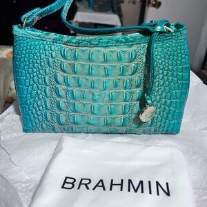 Brahmin Anytime Mini Turquoise Melbourne